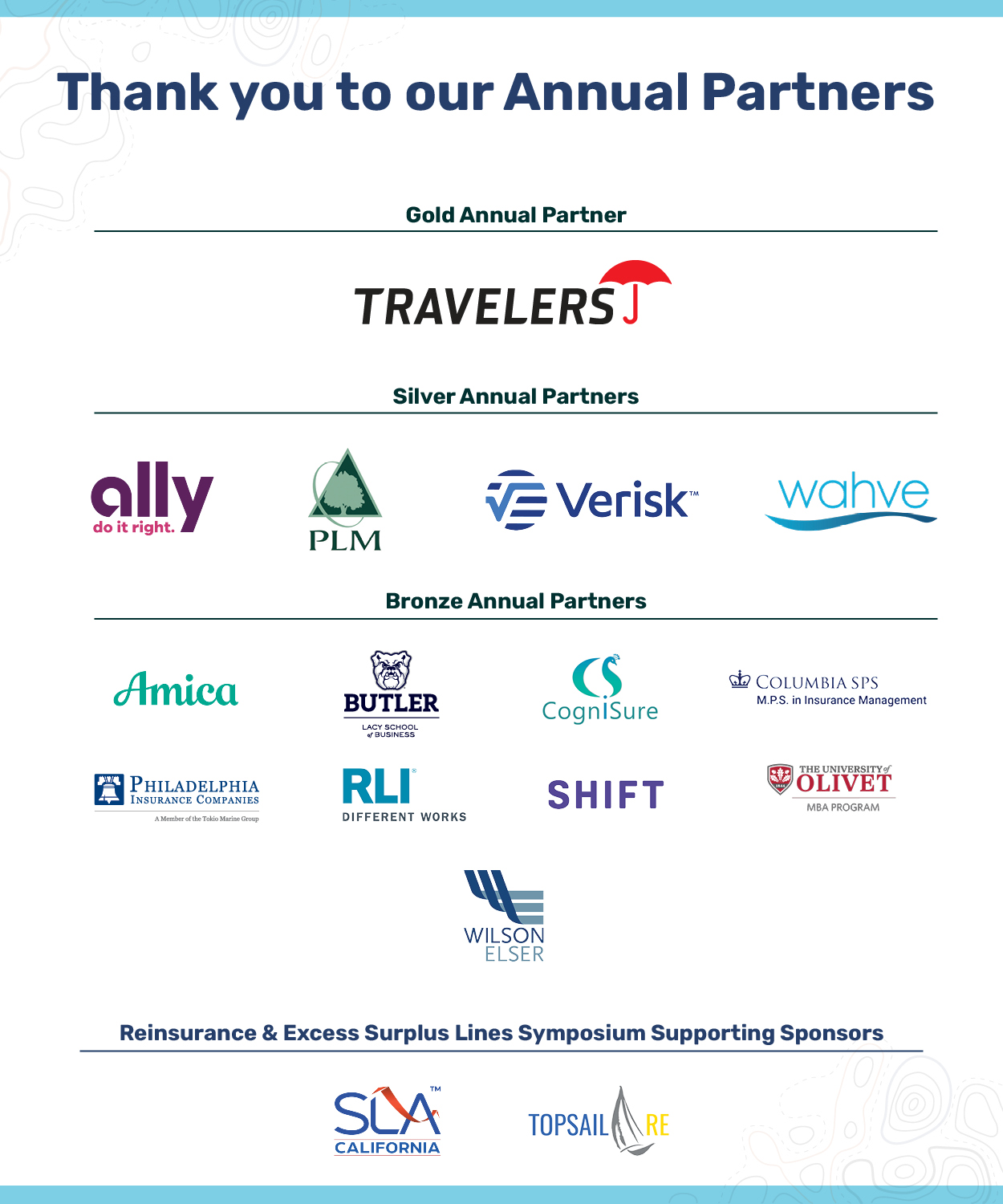 Reinsurance & Excess Surplus Lines Symposium 2025 The Institutes CPCU